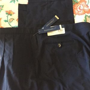Sansabelt Navy Blue Classic NWT 44 waist 29 length